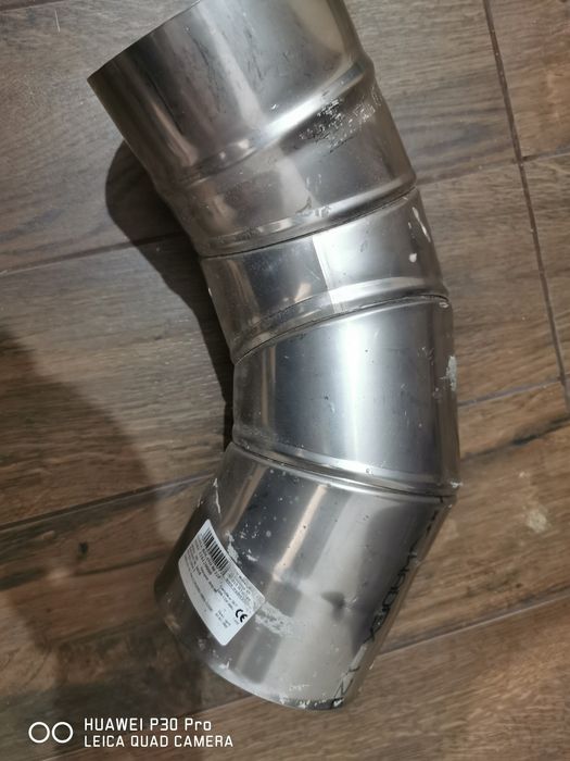 Kolano nastawne kominowe 120 kwasoodporne wadex