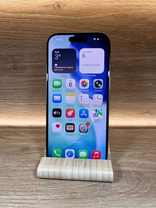 iPhone 16 Pro 128 Desert !! АКБ: 100% !! №: 0714 !! З США !! Айфон купити оригінал !!