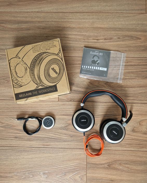 Słuchawki Jabra Evolve 80, czarne