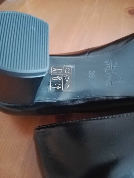 Skórzane czółenka Visconi- r.36