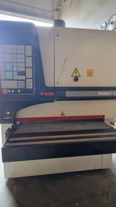 Lixadeira calibradora scm sandya 1300 rolo em aço