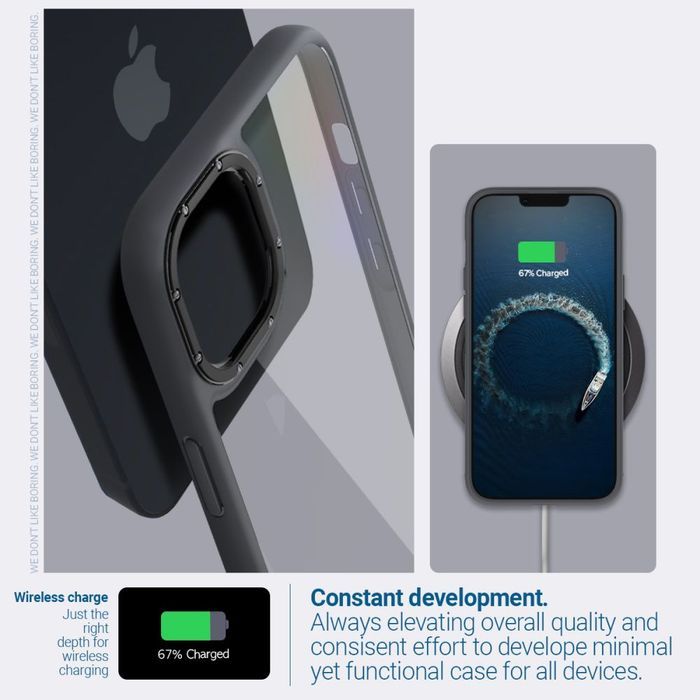 Caseology skyfall iPhone 14 plus / 15 plus matte black