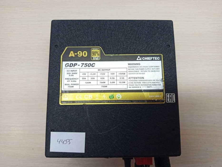 Блок живлення Chieftec A-90 GDP-750C Гарантія 1 місяць