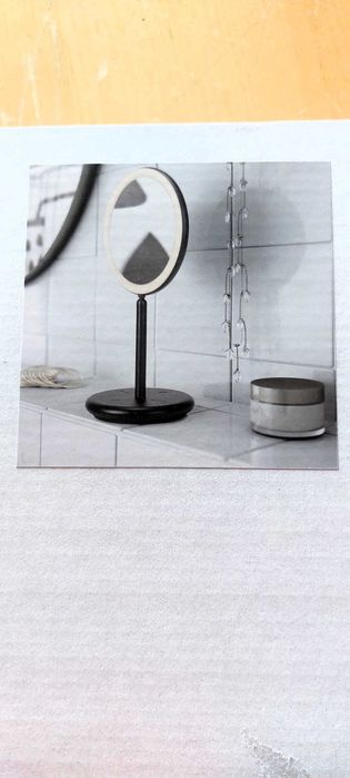 Lusterko  kosmetyczne EKFANN z IKEA podświetlane