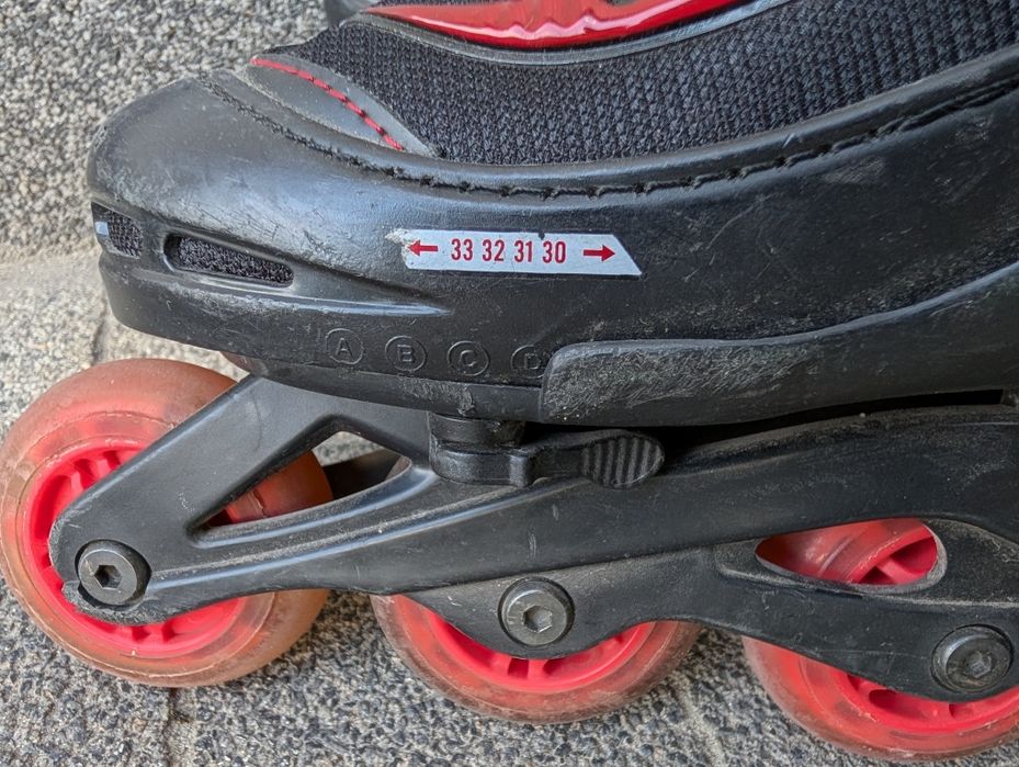 Rolki regulowane BROYX Sprinter 493 – Rozmiar 30-33 – ABEC-5