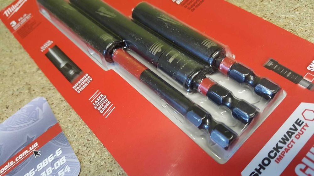 Премиум набор из 3 телескопических битодержателей Milwaukee 48-32-4519