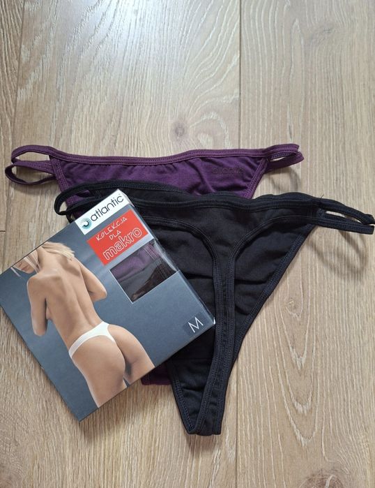 Stringi damskie Atlantic, rozmiar M, 2PACK