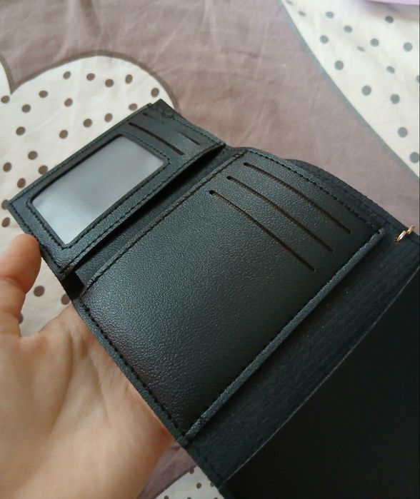 Гаманець з котиком та брілком. Кошелёк. Гаманець новий