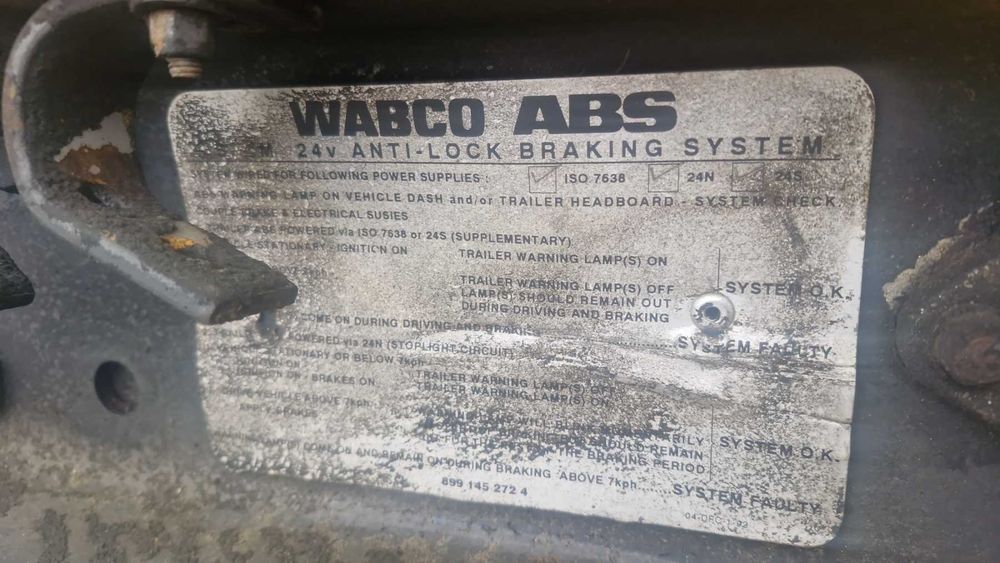 Самоскид напівпричіп WISBECH BULK SYSTEMS 50m3 зерновоз як Bodex