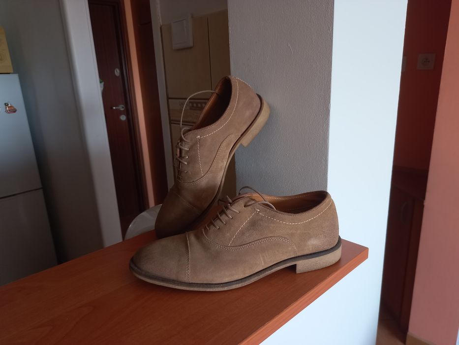 Półbuty skórzane męskie Zara r41