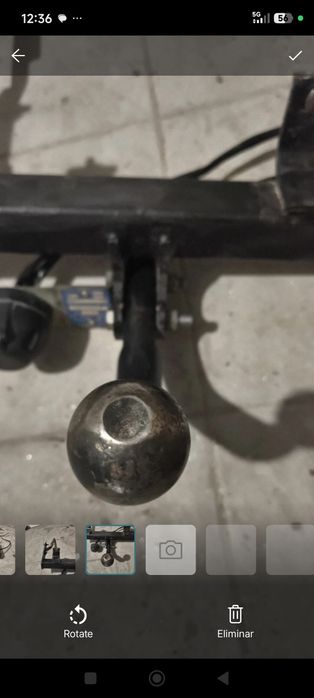 Gancho reboque Peugeot 106 completo homolgado