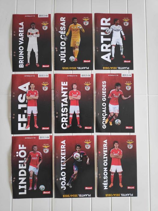 Colecção Record - Plantel Benfica 2014 a 2015