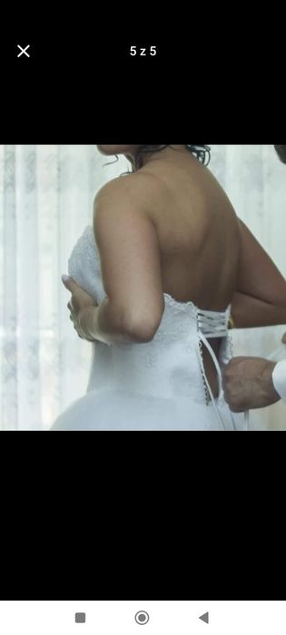 Suknia ślubna księżniczka XS/S