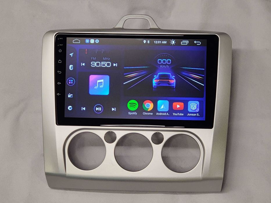 Rádio 2 DIN FORD Focus mk2 mk3 AC Manual - Android 13 Wifi GPS - Novo