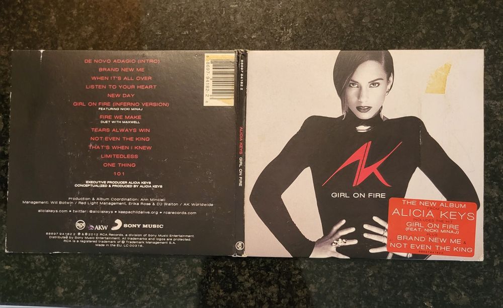 CD Alicia Keys - girl on fire
