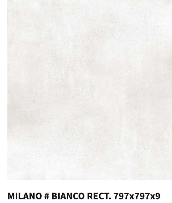 Płytki 80 x 80 MILANO BIANCO RECT. 797x797x9 Gat.1