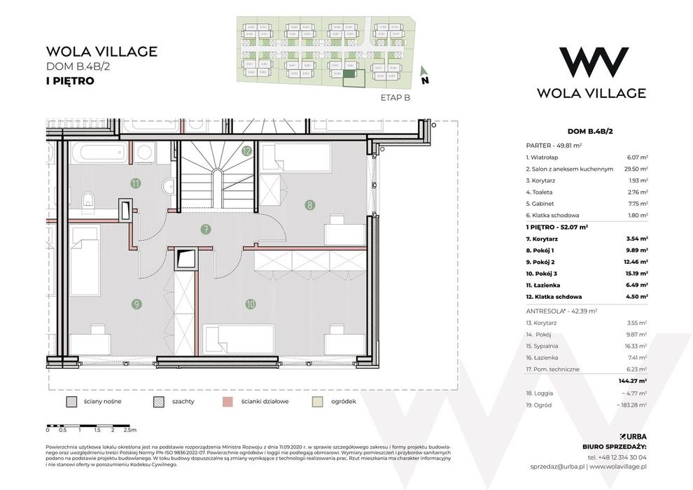 7-pokojowy dom 144m2 + ogródek Bezpośrednio