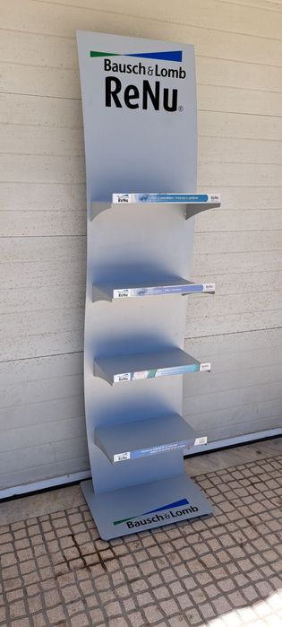 Expositor metálico 5 prateleiras