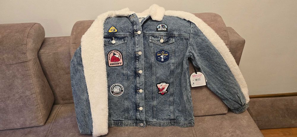 Kurtka jeansowa Justice, XL plus.
