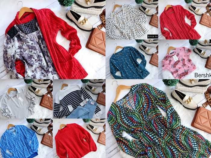Zestaw ubrań damskich – (Mango, Zara, Esprit, Sinsay, Bershka) r. 38
