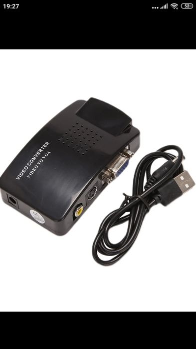 Конвертер AV-VGA RCA+Подарунок