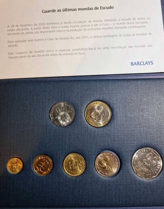 Collection of the Last Escudo Coins Minted