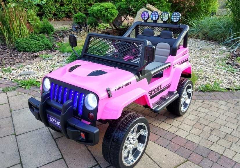 BAWIBUS.PL auto samochód na akumulator JEEP 4x4 buggy dla dziewczynki