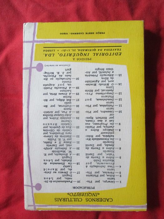 Emílio, by Jean-Jacques Rousseau, trans., pref., notes by António Sérgio64553174081410121