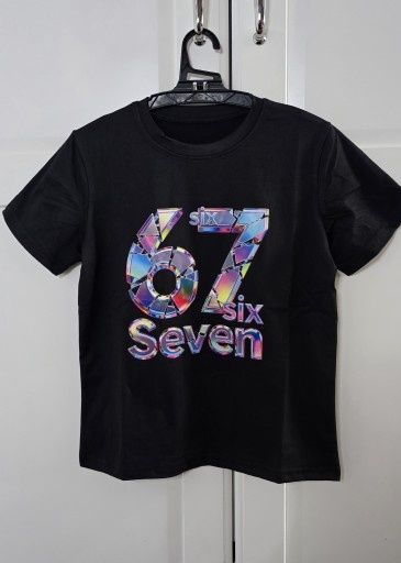 T-shirt, koszulka z nadrukiem "67 Six Seven -rozmiar 120cm