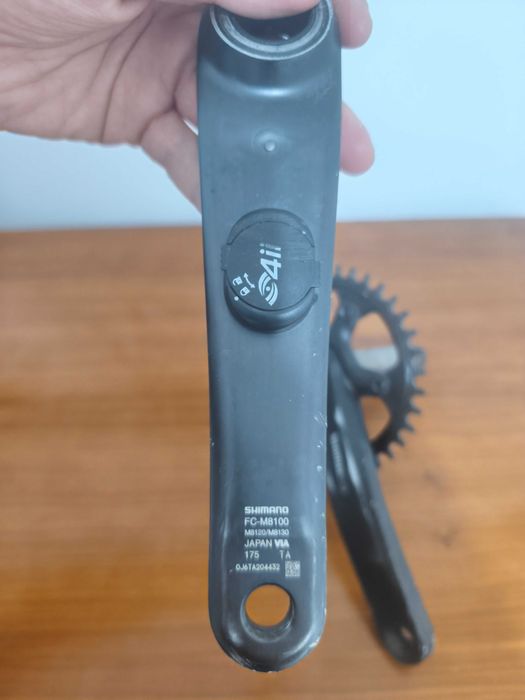 Pedaleiro com potênciometro Shimano XT