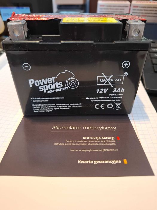 MAX akumulator quad, skuter 12V 3AH/42A P+