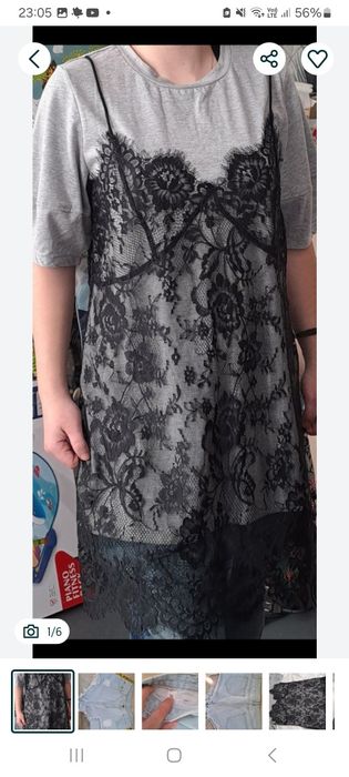 Платье кружево+ПОДАРОК шорты