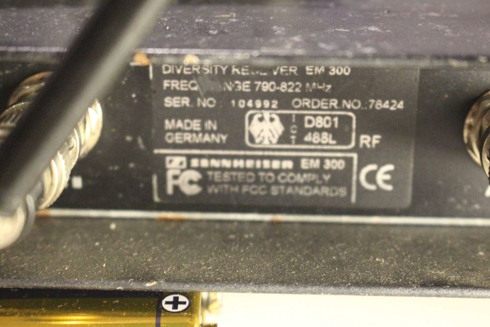 sennheiser emissores/ recetores para peças