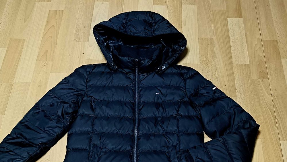 Damska kurtka puchowa TOMMY HILFIGER r.S stan bardzo dobry