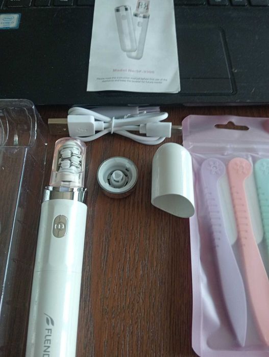 Depilador Elétrico Flend SF-3306 (Branco) + Kit Sobrancelhas