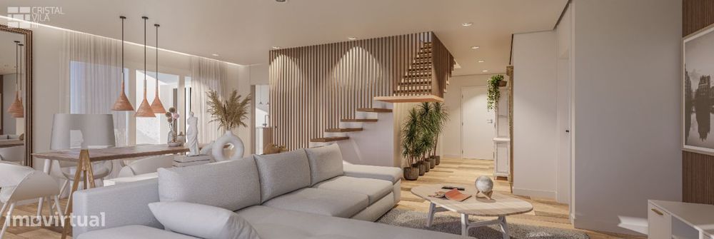 T3 Duplex, em construção, junto à rodoviária. Vende o construtor — Marinha Grande, Leiria