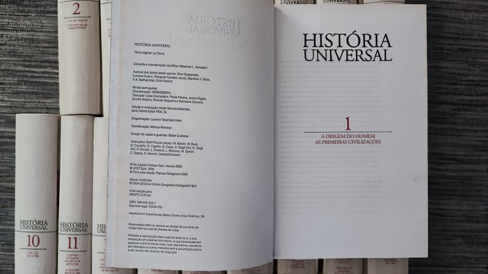 Enciclopedia História Universal 18 volumes