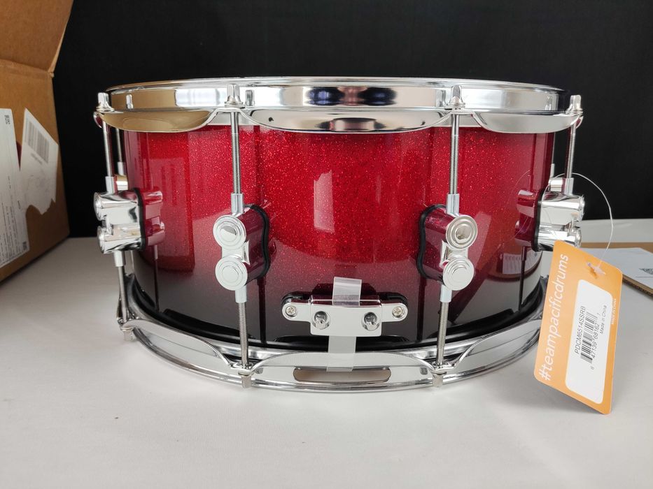 PDP Concept Maple Snare 14"x6.5" Red to Black Fade