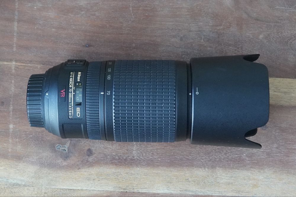 Nikon d610 + lente AF-S 70-300
