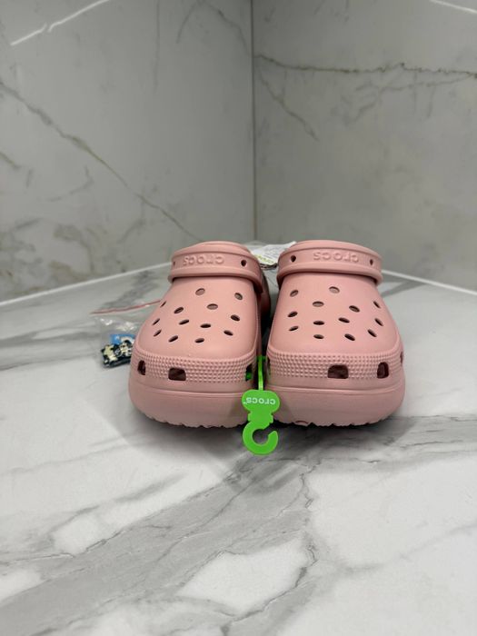женские крокс Crocs Classic Platform Clog /жіночі крокси на платформі  37/39/38/бежеві