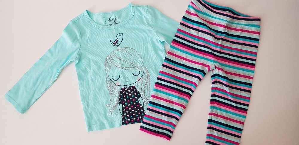 Komplet Baby Gap 80 jak nowy bluzeczka legginsy