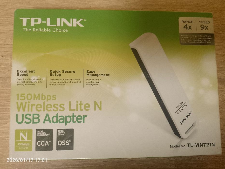USB-адаптер для WiFi, TP-LINK модель TL-WN721N
