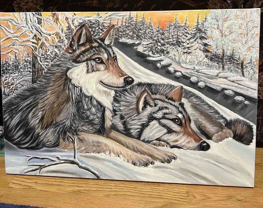 Картина написана маслом