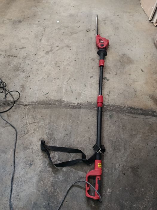 Corta sebes extensível e angular