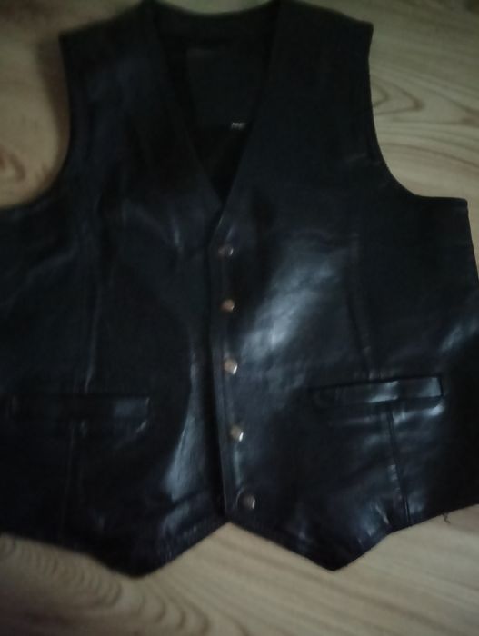 Kamizelka skórzana