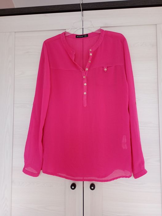 Różowa koszula bluzka