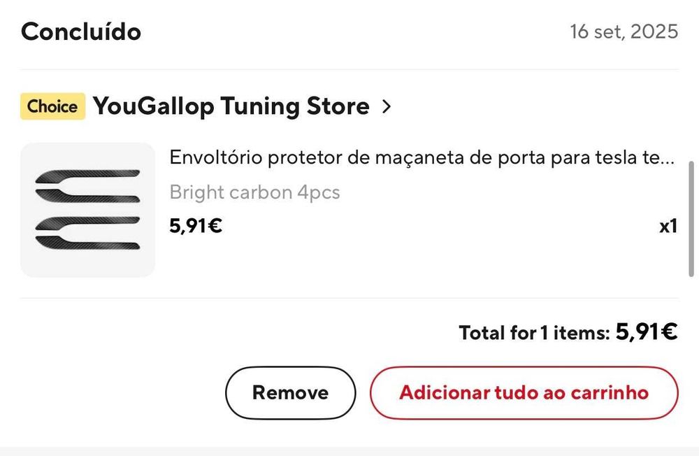 Acessórios Tesla Model Y