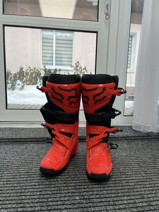 Мотоботи FOX COMP flo red