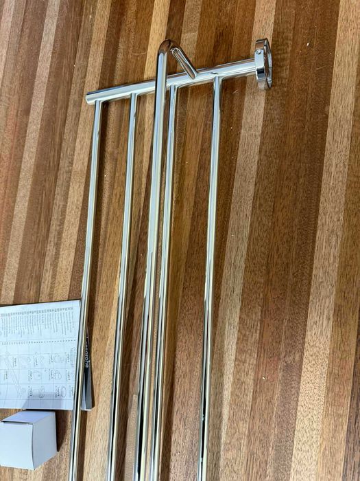 Wieszak półka chrom nowy łazienka hansgrohe logis universal