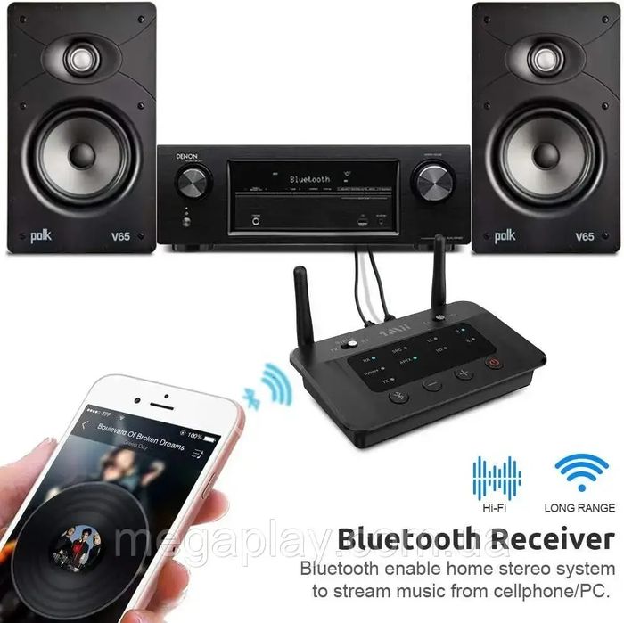 6Bluetooth-адаптер 1Mii B03 Long Range (версія Bluetooth 5.3)